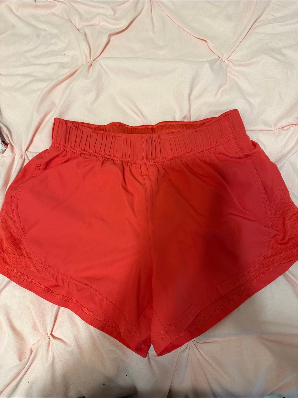 Athletic Works Coral-Red Women's Athletic Shorts
